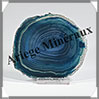 AGATE BLEUE - Tranche Fine - 97x89x4 mm - 68 grammes - Taille 3 - M005 Brésil