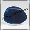 AGATE BLEUE - Tranche Fine - 100x75x6 mm - 71 grammes - Taille 3 - M009 Brésil