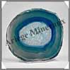 AGATE BLEUE - Tranche Fine - 105x115 mm - 150 grammes - Taille 4 - C007 Br�sil
