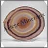 AGATE MARRON - Tranche Fine - 100x120 mm - 114 grammes - Taille 4 - C002 Br�sil