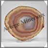 AGATE MARRON - Tranche Fine - 100x120 mm - 110 grammes - Taille 4 - C003 Br�sil