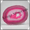 AGATE ROSE - Tranche Fine - 90x120 mm - 138 grammes - Taille 4 - C001 Br�sil