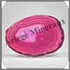 AGATE ROSE - Tranche Fine - 95x130 mm - 117 grammes - Taille 4 - C004 Br�sil
