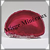 AGATE ROSE - Tranche Fine - 121x86x5 mm - 103 grammes - Taille 4 - M001 Brsil