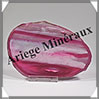 AGATE ROSE - Tranche Fine - 117x82x5 mm - 94 grammes - Taille 4 - M002 Brsil