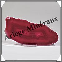 AGATE ROSE - Tranche Fine - 170x68x7 mm - 137 grammes - Taille 4 - M007