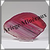 AGATE ROSE - Tranche Fine - 127x83x6 mm - 100 grammes - Taille 4 - M009 Brsil
