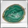 AGATE VERTE - Tranche Fine - 100x115 mm - 126 grammes - Taille 4 - C003 Br�sil