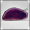 AGATE VIOLETTE - Tranche Fine - 75x150 mm - 81 grammes - taille 4 - C002 Br�sil