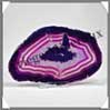 AGATE VIOLETTE - Tranche Fine - 80x125 mm - 82 grammes - taille 4 - C003 Br�sil