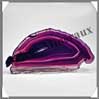 AGATE VIOLETTE - Tranche Fine - 75x155 mm - 102 grammes - taille 4 - C004 Br�sil