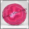 AGATE ROSE - Tranche Fine - 140x130 mm - 200 grammes - Taille 6 - C004 Brsil