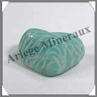 AMAZONITE FONCEE - [Taille 3] - 30  40 mm