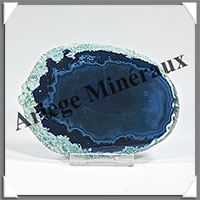 AGATE BLEUE - Tranche Fine - 103x77x7 mm - 84 grammes - Taille 3 - M004