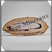 AGATE MARRON - Tranche Fine - 150x60 mm - 63 grammes - Taille 3 - C004