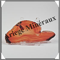 AGATE MARRON - Tranche Fine - 110x50x6 mm - 46 grammes - Taille 3 - M001