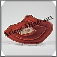 AGATE MARRON - Tranche Fine - 111x68x6 mm - 56 grammes - Taille 3 - M004