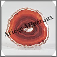 AGATE MARRON - Tranche Fine - 86x83x4 mm - 50 grammes - Taille 3 - M006