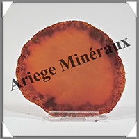AGATE MARRON - Tranche Fine - 90x84x7 mm - 71 grammes - Taille 3 - M012