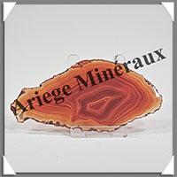 AGATE MARRON - Tranche Fine - 110x54x4 mm - 29 grammes - Taille 3 - M013