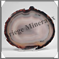AGATE NOIRE - Tranche Fine - 105x90 mm - 93 grammes - Taille 3 - C011