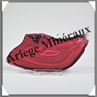 AGATE ROSE - Tranche Fine - 125x55x4 mm - 49 grammes - Taille 3 - M003