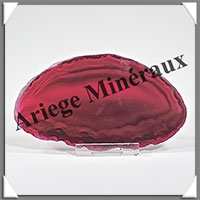 AGATE ROSE - Tranche Fine - 110x63x6 mm - 77 grammes - Taille 3 - M005