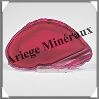 AGATE ROSE - Tranche Fine - 115x70x6 mm - 79 grammes - Taille 3 - M006