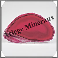 AGATE ROSE - Tranche Fine - 115x70x6 mm - 79 grammes - Taille 3 - M006