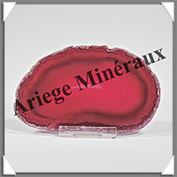 AGATE ROSE - Tranche Fine - 103x63x5 mm - 63 grammes - Taille 3 - M008