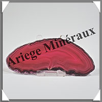 AGATE ROSE - Tranche Fine - 125x60x5 mm - 59 grammes - Taille 3 - M009
