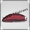 AGATE ROSE - Tranche Fine - 130x46x6 mm - 64 grammes - Taille 3 - M012 Brsil