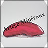 AGATE ROSE - Tranche Fine - 135x50x5 mm - 64 grammes - Taille 3 - M013 Brsil
