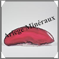 AGATE ROSE - Tranche Fine - 135x50x5 mm - 64 grammes - Taille 3 - M013