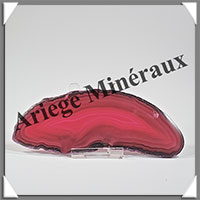 AGATE ROSE - Tranche Fine - 135x50x5 mm - 64 grammes - Taille 3 - M013
