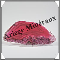 AGATE ROSE - Tranche Fine - 125x60x5 mm - 61 grammes - Taille 3 - M015