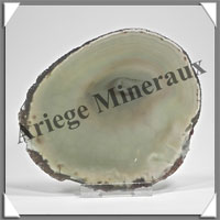 AGATE VERTE - Tranche Fine - 105x85 mm - 81 grammes - Taille 3 - C022