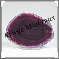 AGATE VIOLETTE - Tranche Fine - 116x90x6 mm - 105 grammes - Taille 3 - M008