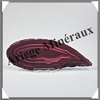 AGATE VIOLETTE - Tranche Fine - 165x64x6 mm - 99 grammes - Taille 3 - M012