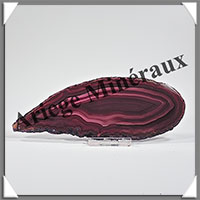 AGATE VIOLETTE - Tranche Fine - 165x64x6 mm - 99 grammes - Taille 3 - M012