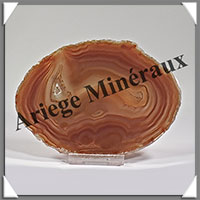AGATE MARRON - Tranche Fine - 121x89x6 mm - 114 grammes - Taille 4 - M003