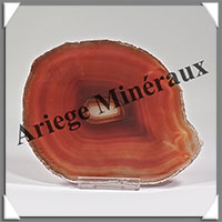 AGATE MARRON - Tranche Fine - 125x98x4 mm - 113 grammes - Taille 4 - M011