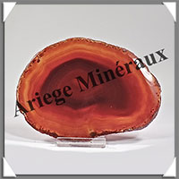 AGATE MARRON - Tranche Fine - 123x90x6 mm - 112 grammes - Taille 4 - M013
