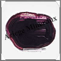 AGATE VIOLETTE - Tranche Fine - 113x87x6 mm - 114 grammes - Taille 4 - M008