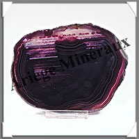 AGATE VIOLETTE - Tranche Fine - 113x87x6 mm - 114 grammes - Taille 4 - M008