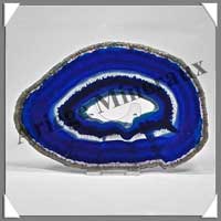 AGATE BLEUE - Tranche Fine - 145x95 mm - 152 grammes - Taille 5 - C005