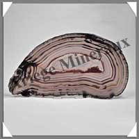 AGATE MARRON - Tranche Fine - 165x90 mm - 146 grammes - Taille 5 - C001