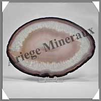 AGATE MARRON - Tranche Fine - 145x100 mm - 159 grammes - Taille 5 - C002