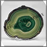 AGATE VERTE - Tranche Fine - 130x110 mm - 125 grammes - Taille 5 - C002