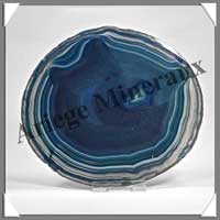 AGATE VERTE - Tranche Fine - 135x120 mm - 167 grammes - Taille 6 - C004